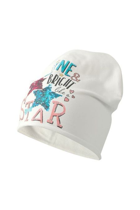 Шапка бини хлопковая с принтом Totti 622₽