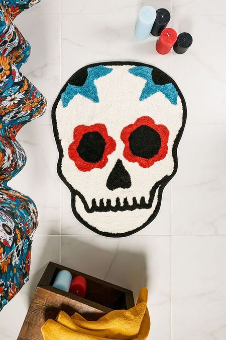 Коврик для ванной с принтом Los Muertos Moroshka 3540₽