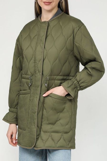 Парка стеганая с поясом на кулиске Geox 5070₽