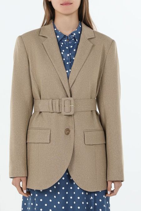 Пиджак однобортный с карманами и поясом SABRINA SCALA 13117₽