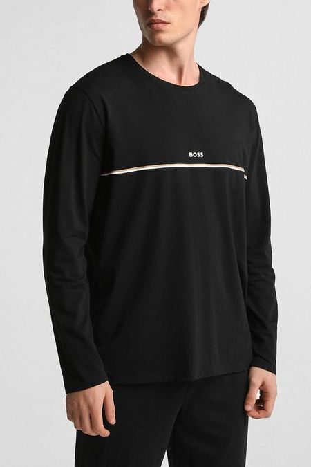 Лонгслив хлопковый с логотипом BOSS 7042₽