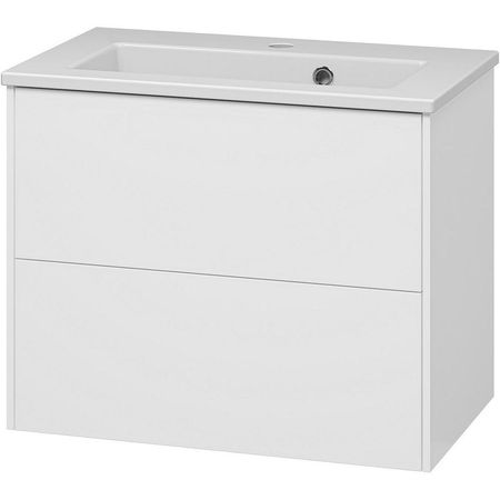 Тумба с раковиной Brevita Toy 60 УТ000025659 подвесная Белая глянцевая 34759₽