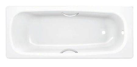 Стальная ванна BLB Universal HG 170x70 B70HTH001 handles цвет Белый с отверстиями под ручки с шумоизоляцией 22043₽