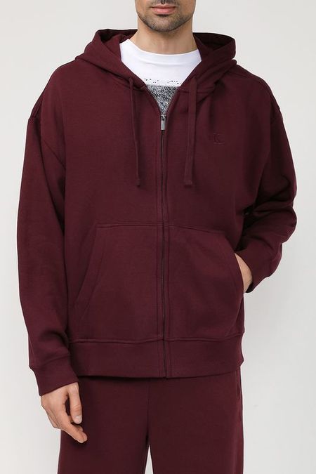 Хлопковая толстовка с логотипом бренда Calvin Klein 4830₽