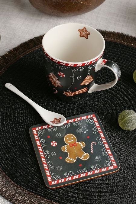 Набор из 3 предметов посуды Имбирный пряник в подарочной упаковке Easy Life 667₽