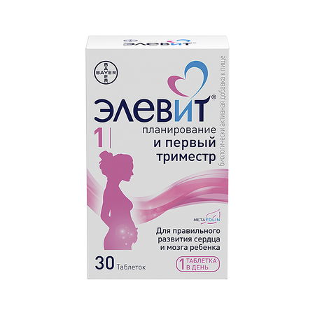 Элевит Планирование И Первый Триместр Таб.№30