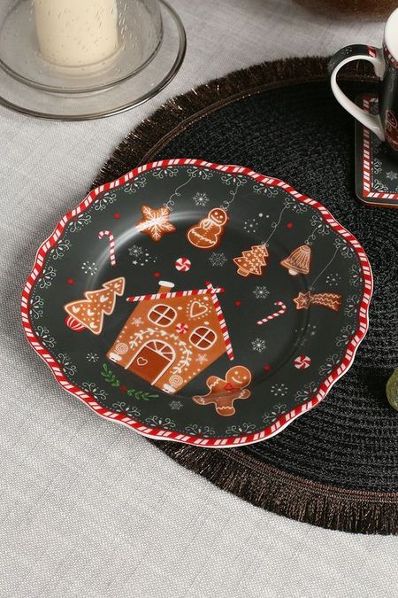 Тарелка десертная Имбирный пряник в подарочной упаковке Easy Life 667₽