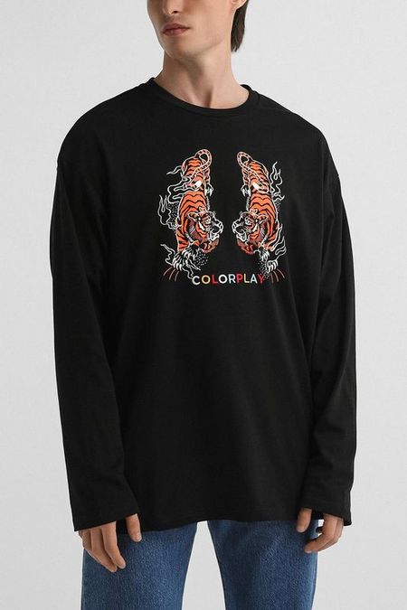 Лонгслив хлопковый с принтом COLORPLAY 2617₽