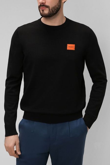 Пуловер с круглым вырезом Regular fit HUGO 13000₽