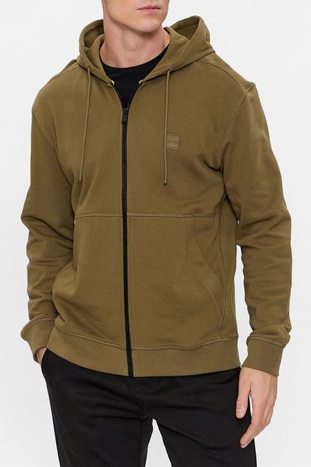 Толстовка хлопковая на молнии BOSS 13590₽
