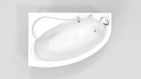 Акриловая ванна BellSan Глория 170x109 R 4627171531209 цвет Белый с гидромассажем 73200₽