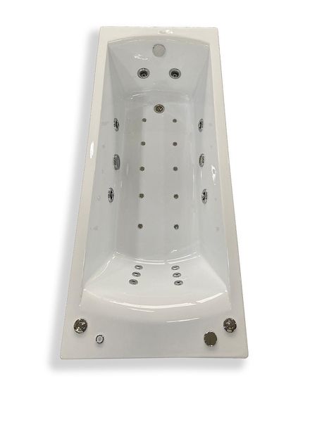 Акриловая ванна BellSan Вета 160x70 4627171531155 цвет Белый с гидромассажем