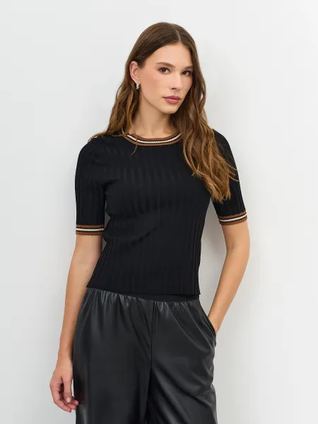 Укороченный джемпер в рубчик SAVAGE 1799₽