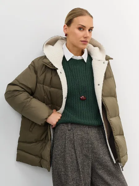 Куртка с манишкой из искусственной овчины SAVAGE 12599₽