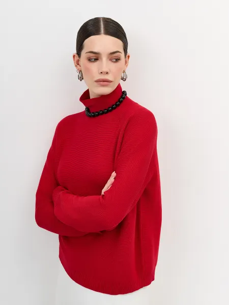 Джемпер с воротником стойкой SAVAGE 3799₽