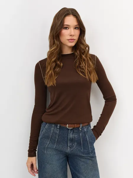 Тонкий лонгслив из модала SAVAGE 2799₽