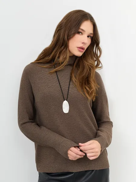 Джемпер с воротником стойкой SAVAGE 3799₽