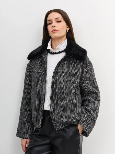Куртка с воротником из искусственного меха SAVAGE 12599₽