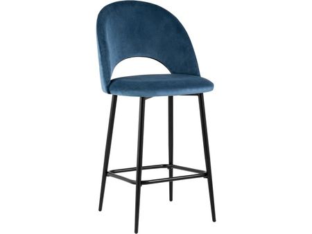Стул полубарный divanru Меган Velvet Navy Blue 10290₽