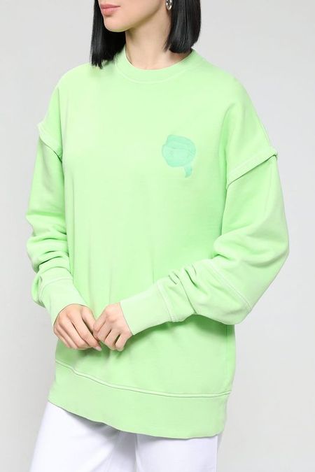 Свитшот из органического хлопка KIkonik Karl Lagerfeld 5540₽