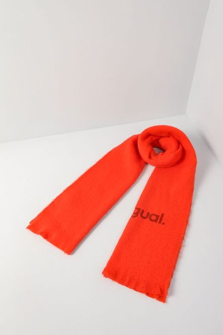 Шарф с логотипом бренда Desigual