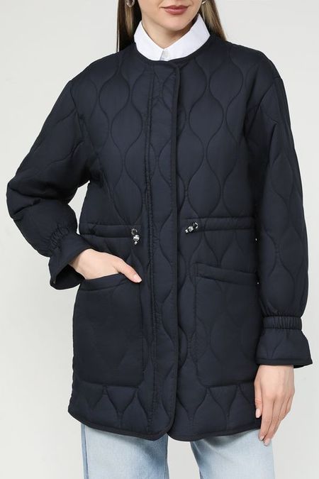 Парка стеганая с поясом на кулиске Geox 5070₽