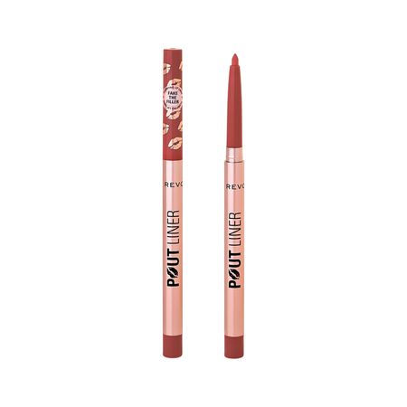 Карандаш для губ REVOLUTION POUT LINER PLUMPING LIP LINER контурный с эффектом пухлых губ тон Chauffeur nude