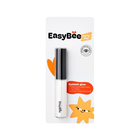 Клей для ресниц и пучков EASYBEE PARTY DAY гипоаллергенный на латексной основе 5 мл
