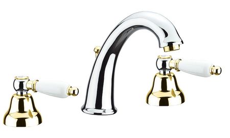 Смеситель для раковины Fiore Coloniale 02CO0628 цвет Хром Золото 24526₽