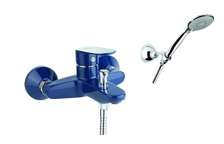 Смеситель для ванны Fiore Kevon Chic 81TX8150 цвет Хром Синий 9884₽