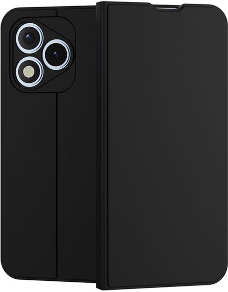 Чехол-книжка Krutoff Magnet для Honor 400 Lite Чёрный