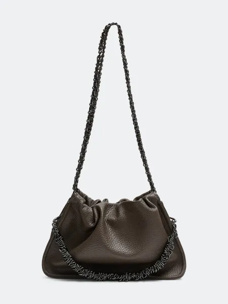 Сумка на плечо с цепочкой из экокожи SAVAGE 2799₽