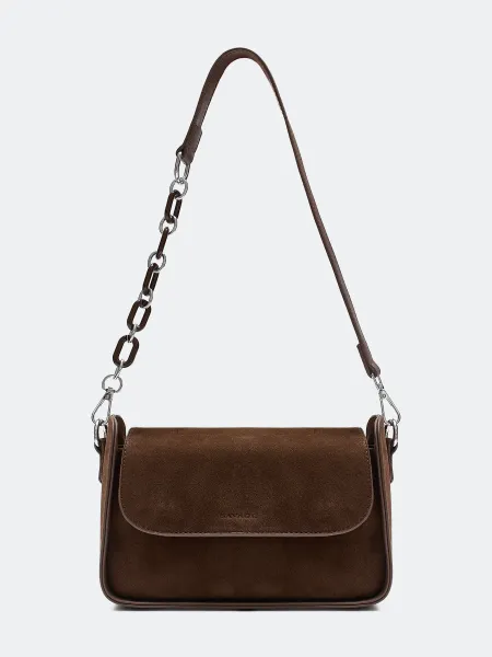 Сумка на плечо средняя из эко замши SAVAGE 3499₽