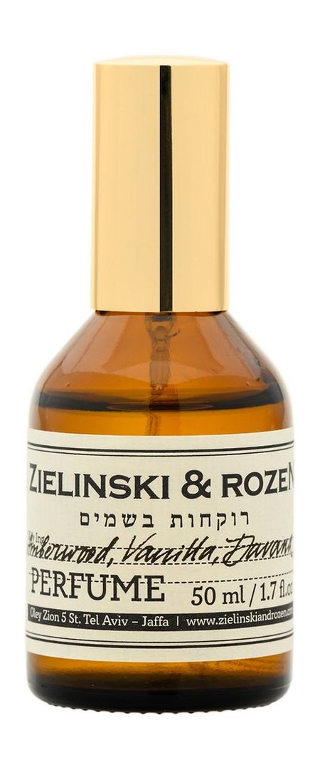 Zielinski & Rozen Amberwood, Vanilla, Davana Perfume