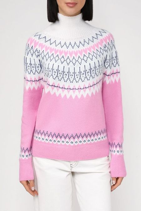 Шерстяной свитер с узором BELUCCI 1970₽