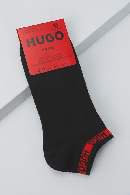 Набор из 2 пар хлопковых укороченных носков HUGO 1117₽