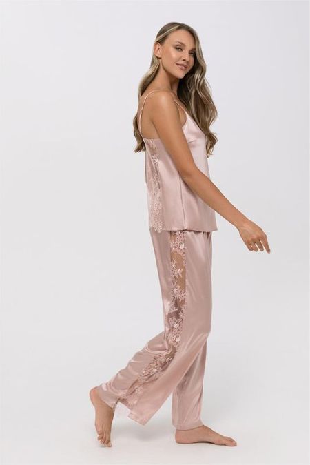 Брюки шелковые с кружевом MARC ANDRE 10117₽