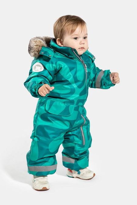 Комбинезон утепленный с меховой опушкой Kisu 10425₽