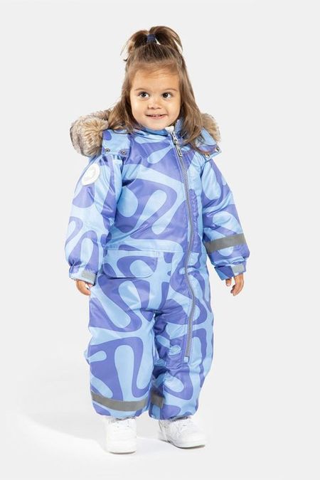 Комбинезон утепленный с меховой опушкой Kisu 10425₽