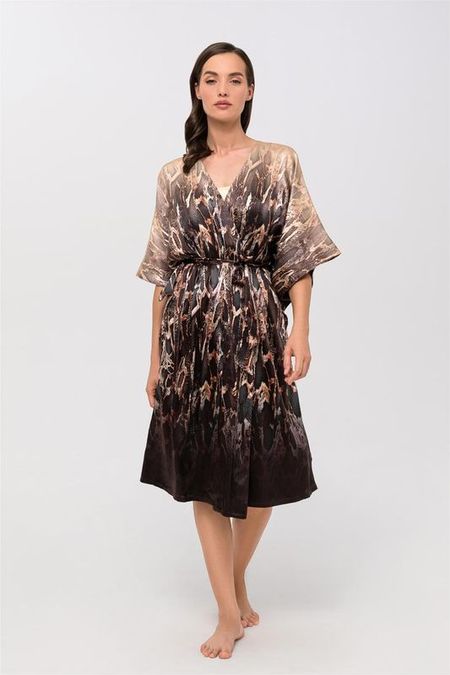 Халат-кимоно шелковый с принтом MARC ANDRE 19792₽