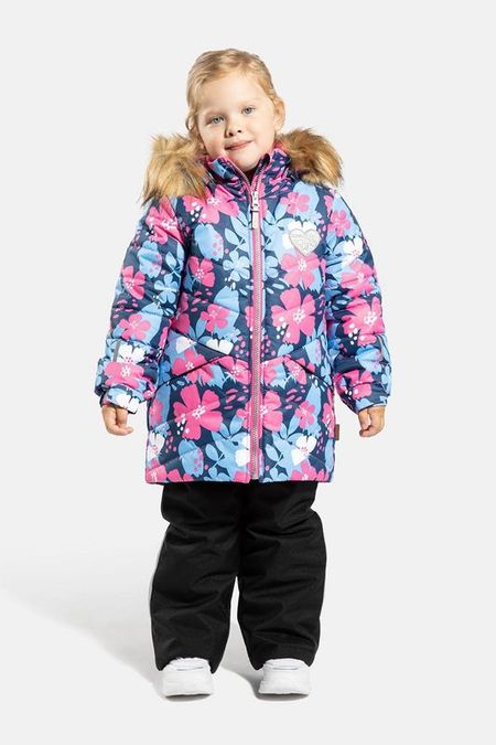 Куртка утепленная с меховой опушкой Kisu 12225₽