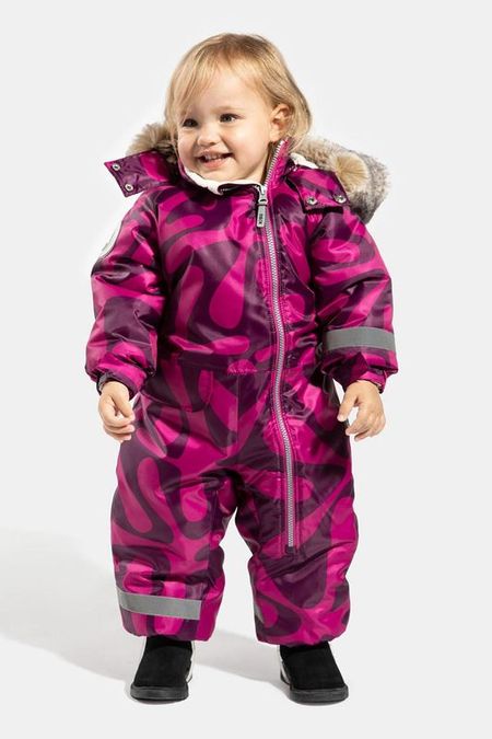 Комбинезон утепленный с меховой опушкой Kisu 10425₽