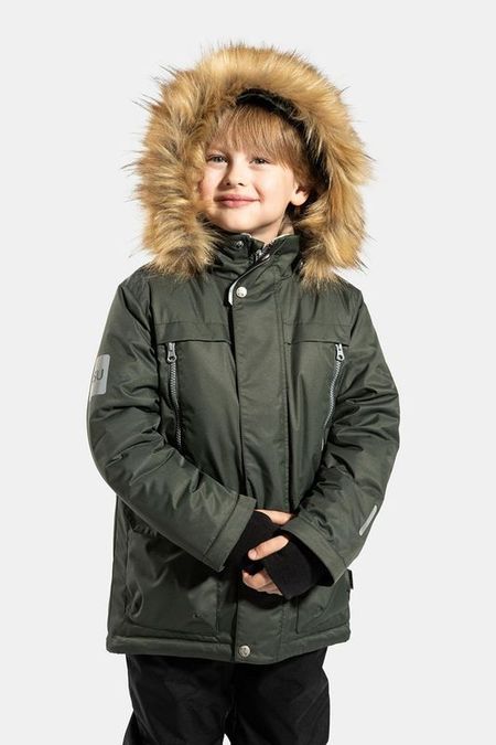 Куртка утепленная с меховой опушкой Kisu 11850₽