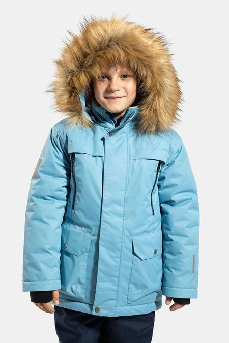 Куртка утепленная с меховой опушкой Kisu 11850₽