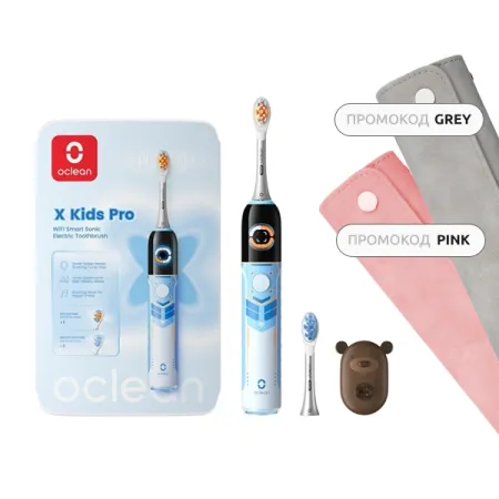 Электрическая зубная щетка Oclean Oclean X Kids Pro Голубая 8990₽