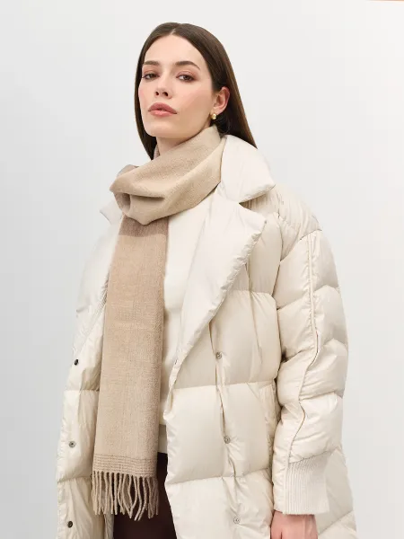 Шарф из 100 шерсти с клетчатым принтом SAVAGE 2599₽