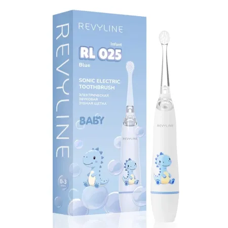 Электрическая зубная щетка Revyline RL 025 Infant Голубая 1990₽