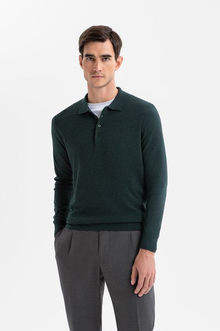 Джемпер поло из хлопка 0₽