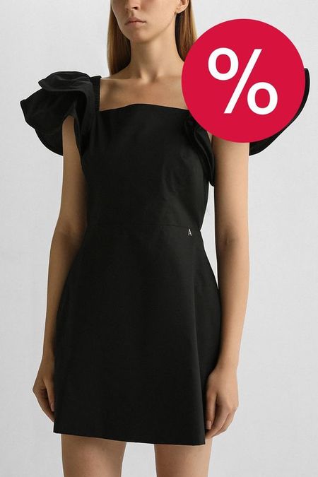 Платье хлопковые с объемными рукавами TWINSET 20990₽