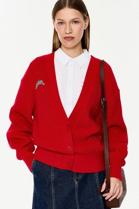 Кардиган вязаный с пышным рукавом DREAMS by Alena Akhmadullina 8992₽